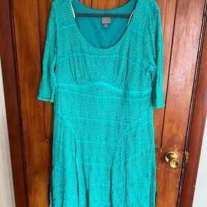 Rabbit Rabbit Rabbit Teal Women's Dress